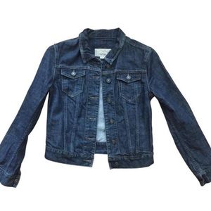 Allsaints Dark Blue Wash Jean Jacket